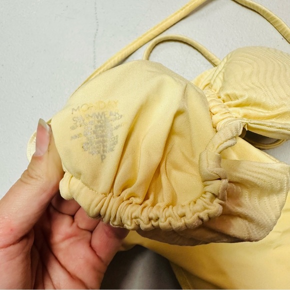 MONDAY Swim Yellow Bikini Set S/P - Picture 4 of 5